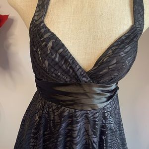 Black elegant evening dress -good for party night or holiday celebration
